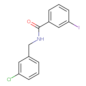 N-[(3-chlorophenyl)methyl]-3-iodobenzamide