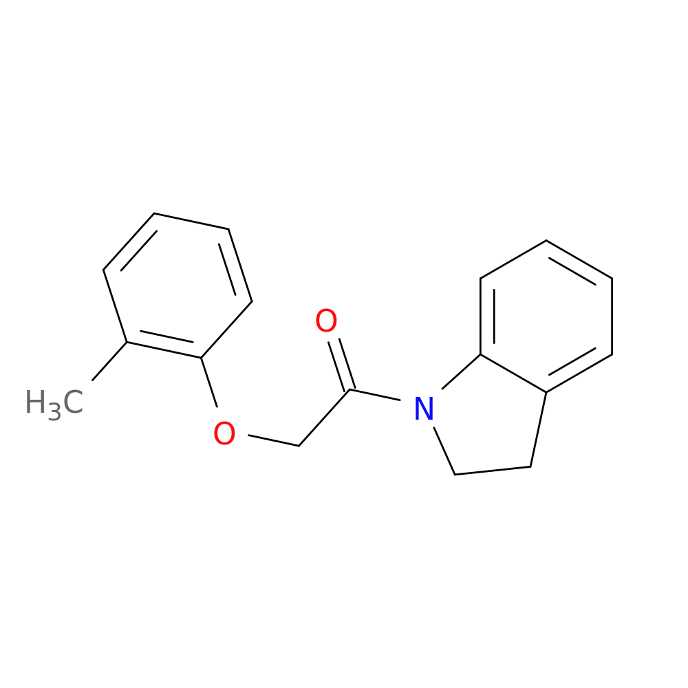 1-[(2-methylphenoxy)acetyl]indoline