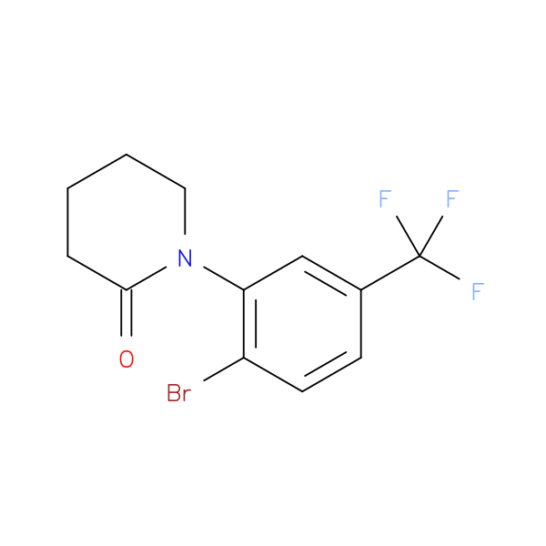 1-(2-Bromo-5-trifluoromethylphenyl)piperidin-2-one