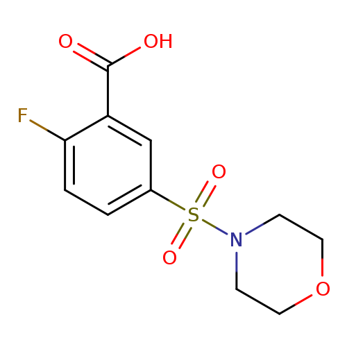 2-Fluoro-5-(morpholine-4-sulfonyl)-benzoic acid