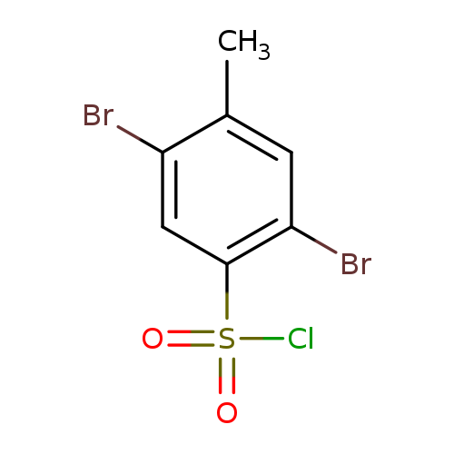 2,5-dibromo-4-methylbenzene-1-sulfonyl chloride