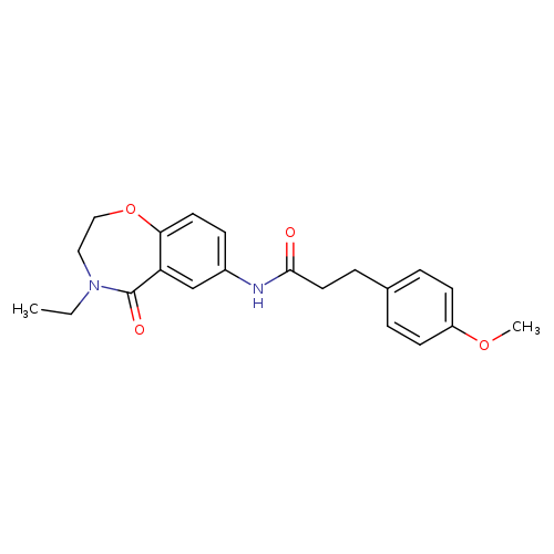 N-(4-ethyl-5-oxo-2,3,4,5-tetrahydro-1,4-benzoxazepin-7-yl)-3-(4-methoxyphenyl)propanamide