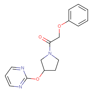 2-phenoxy-1-[3-(pyrimidin-2-yloxy)pyrrolidin-1-yl]ethan-1-one