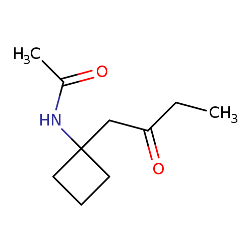 Acetamide, N-[1-(2-oxobutyl)cyclobutyl]-