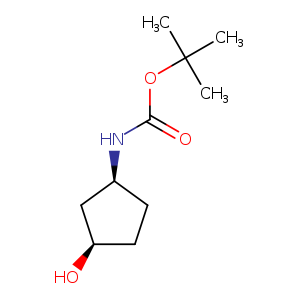 Carbamic acid, [(1S,3R)-3-hydroxycyclopentyl]-, 1,1-dimethylethyl ester (9CI)
