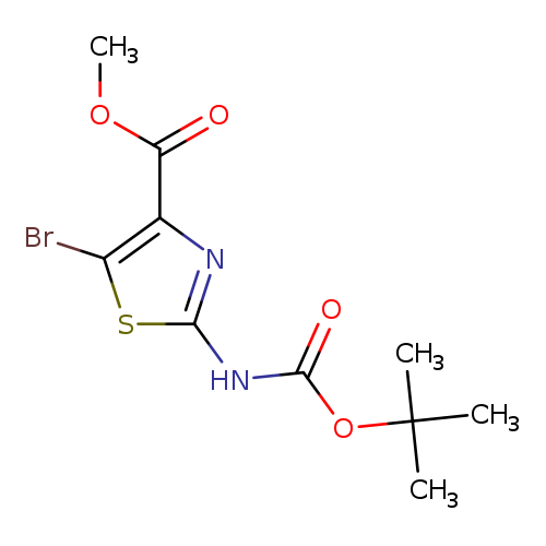 Methyl N-Boc-2-amnio-5-bromothiazole-4-carboxylate