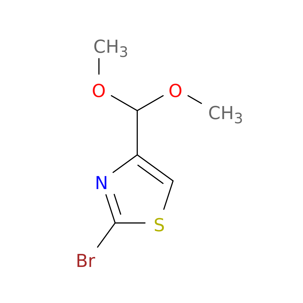2-Bromo-4-(dimethoxymethyl)-1,3-thiazole