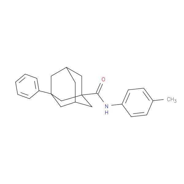 N-(4-methylphenyl)-3-phenyladamantane-1-carboxamide