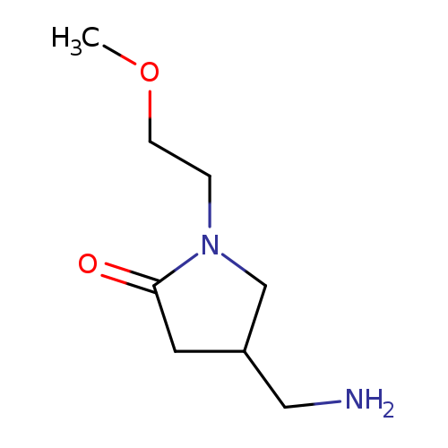 4-(Aminomethyl)-1-(2-methoxyethyl)pyrrolidin-2-one