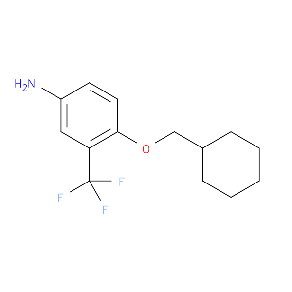4-(Cyclohexylmethoxy)-3-(trifluoromethyl)aniline