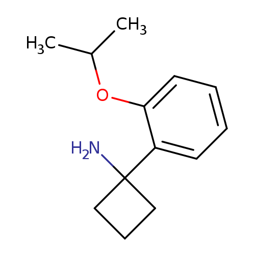1-[2-(propan-2-yloxy)phenyl]cyclobutan-1-amine