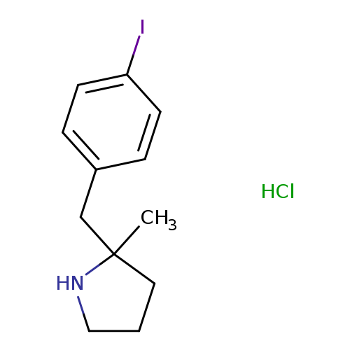 2-[(4-iodophenyl)methyl]-2-methylpyrrolidine hydrochloride
