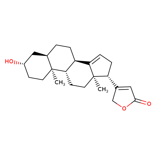 3β-Hydroxy-5β-carda-14,20(22)-dienolide