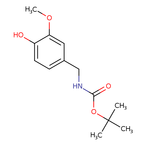tert-Butyl 4-hydroxy-3-methoxybenzylcarbamate