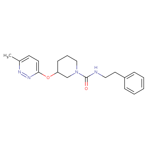 3-[(6-methylpyridazin-3-yl)oxy]-N-(2-phenylethyl)piperidine-1-carboxamide