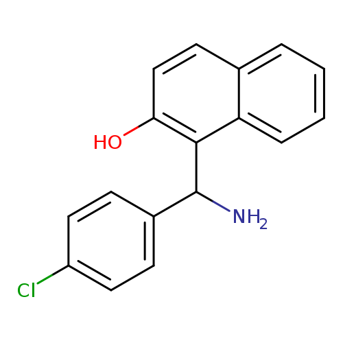 1-(Amino(4-chlorophenyl)methyl)naphthalen-2-ol