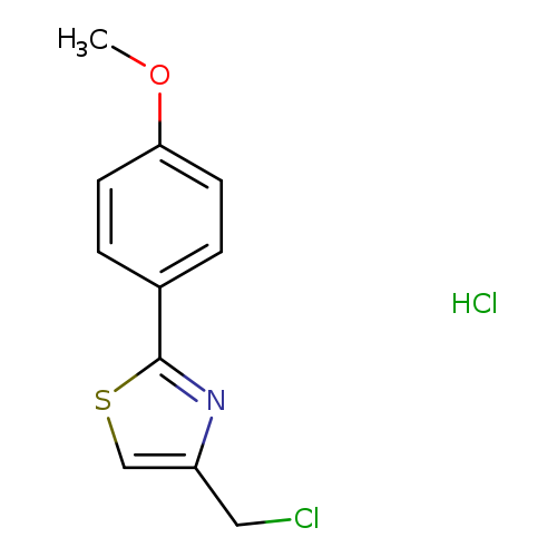 4-(chloromethyl)-2-(4-methoxyphenyl)-1,3-thiazole hydrochloride