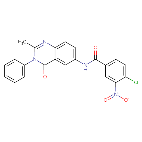 4-chloro-N-(2-methyl-4-oxo-3-phenyl-3,4-dihydroquinazolin-6-yl)-3-nitrobenzamide