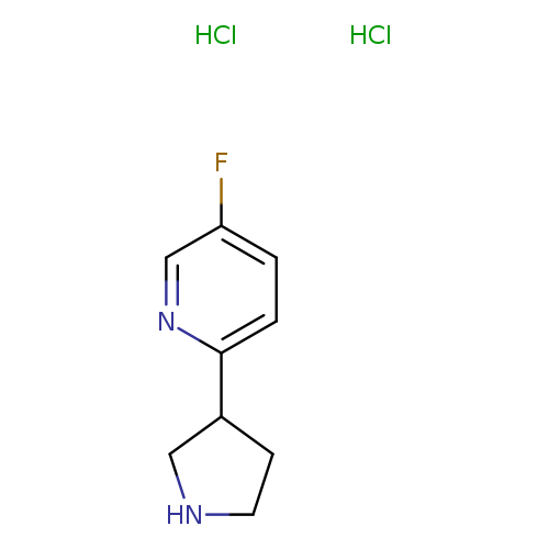 5-fluoro-2-(pyrrolidin-3-yl)pyridine dihydrochloride