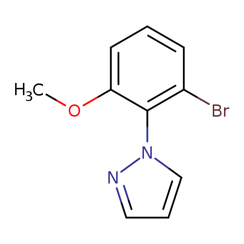 1-(2-bromo-6-methoxyphenyl)-1H-pyrazole