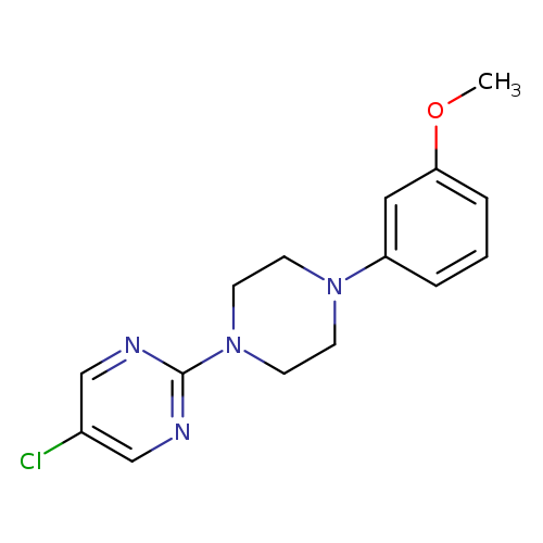 5-chloro-2-[4-(3-methoxyphenyl)piperazin-1-yl]pyrimidine