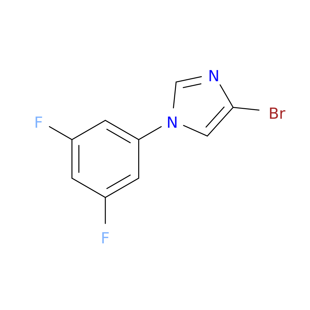 4-bromo-1-(3,5-difluorophenyl)-1H-imidazole