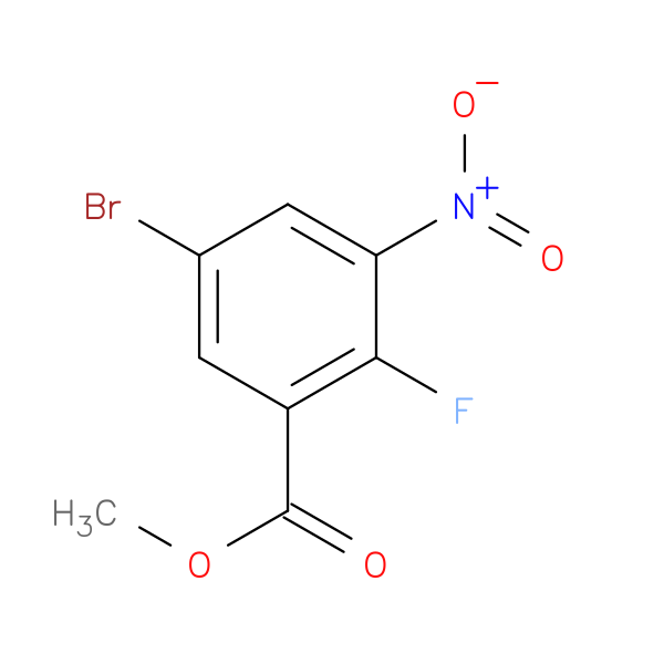 Methyl 5-bromo-2-fluoro-3-nitrobenzoate