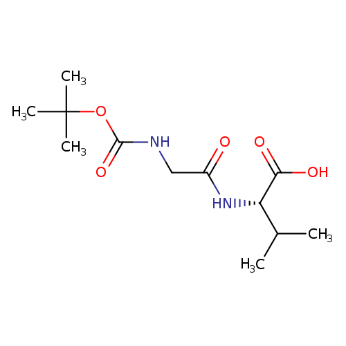 (S)-2-(2-((tert-Butoxycarbonyl)amino)acetamido)-3-methylbutanoic acid