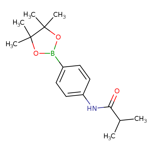 2-methyl-N-[4-(4,4,5,5-tetramethyl-1,3,2-dioxaborolan-2-yl)phenyl]propanamide