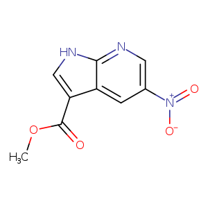 methyl 5-nitro-1H-pyrrolo[2,3-b]pyridine-3-carboxylate