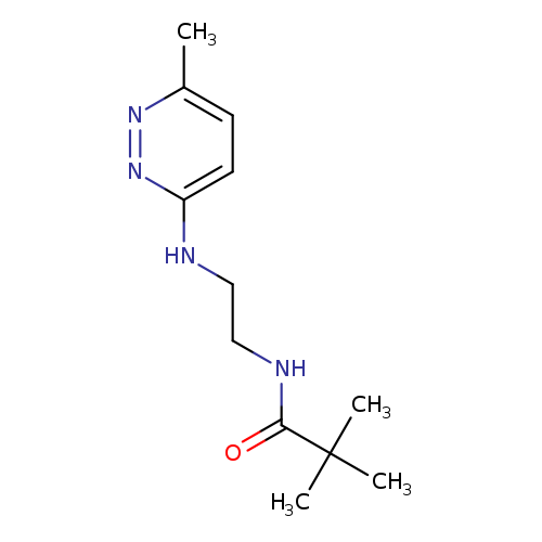 2,2-dimethyl-N-{2-[(6-methylpyridazin-3-yl)amino]ethyl}propanamide