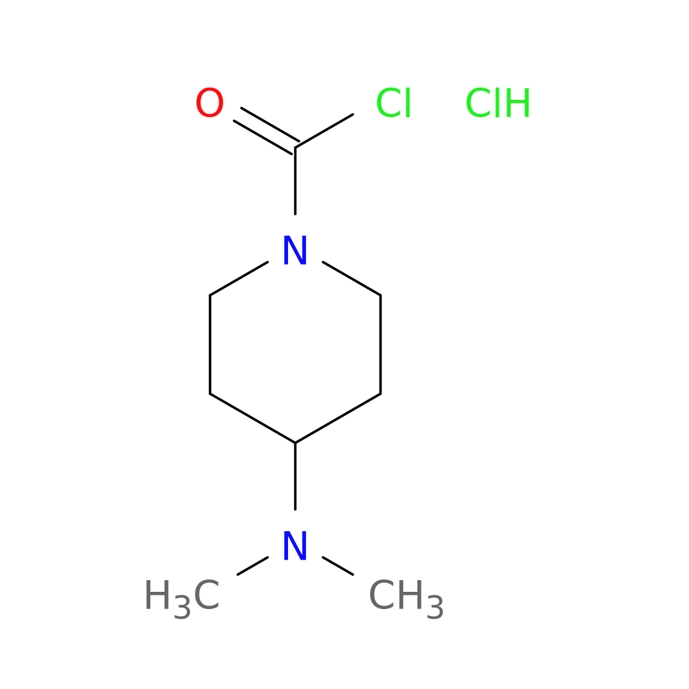 4-(dimethylamino)piperidine-1-carbonyl chloride hydrochloride
