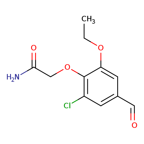 2-(2-chloro-6-ethoxy-4-formylphenoxy)acetamide
