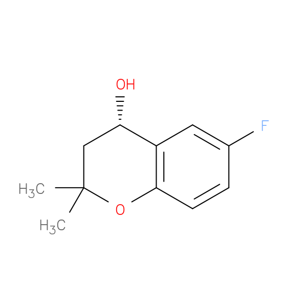 (4S)-6-fluoro-2,2-dimethyl-3,4-dihydro-2H-1-benzopyran-4-ol