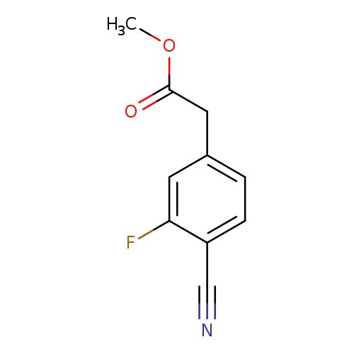 Methyl 2-(4-cyano-3-fluorophenyl)acetate