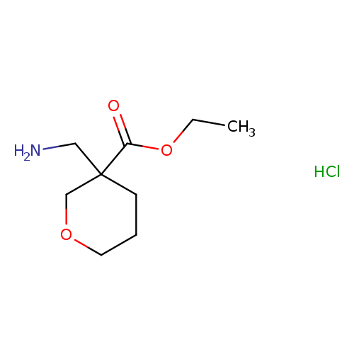 ethyl 3-(aminomethyl)oxane-3-carboxylate hydrochloride