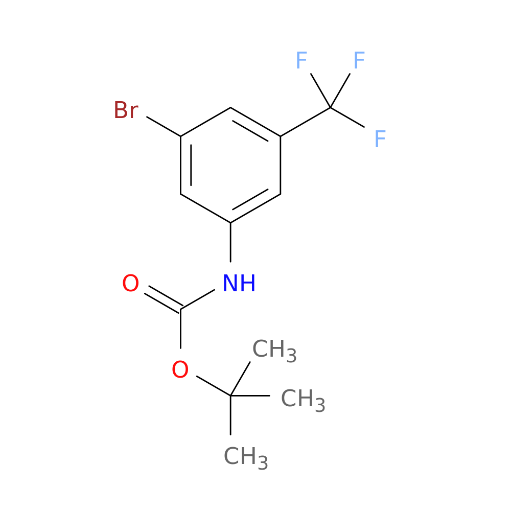 tert-Butyl (3-bromo-5-(trifluoromethyl)phenyl)carbamate