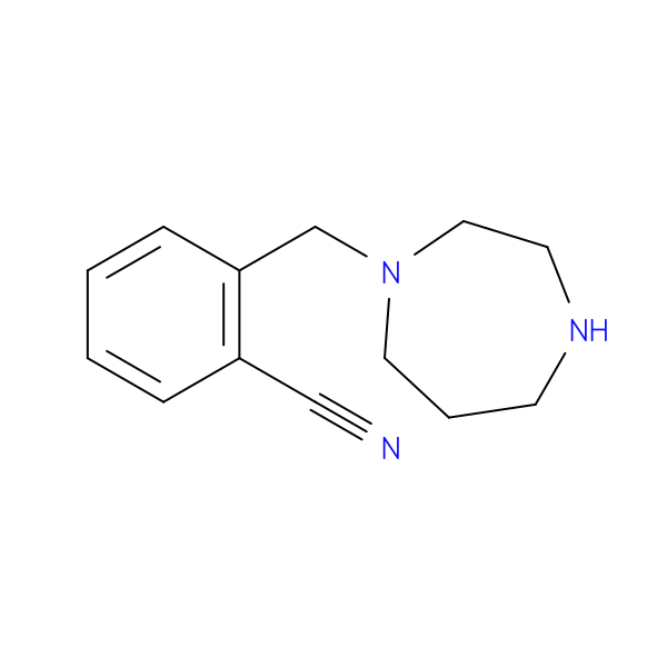 2-[(1,4-diazepan-1-yl)methyl]benzonitrile