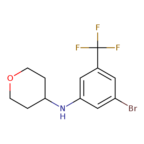 (3-Bromo-5-trifluoromethyl-phenyl)-(tetrahydro-pyran-4-yl)-amine