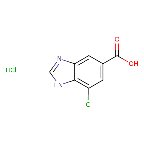 7-Chloro-1H-1,3-benzodiazole-5-carboxylic acid hydrochloride