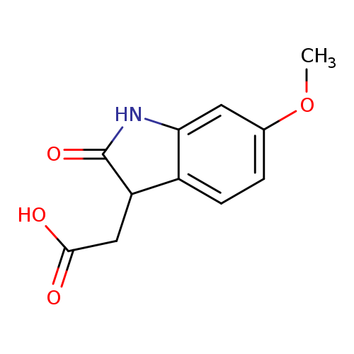 (6-Methoxy-2-oxo-2,3-dihydro-1h-indol-3-yl)-acetic acid
