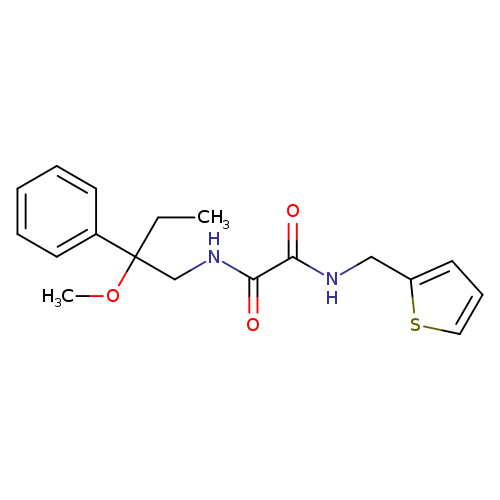N'-(2-methoxy-2-phenylbutyl)-N-[(thiophen-2-yl)methyl]ethanediamide