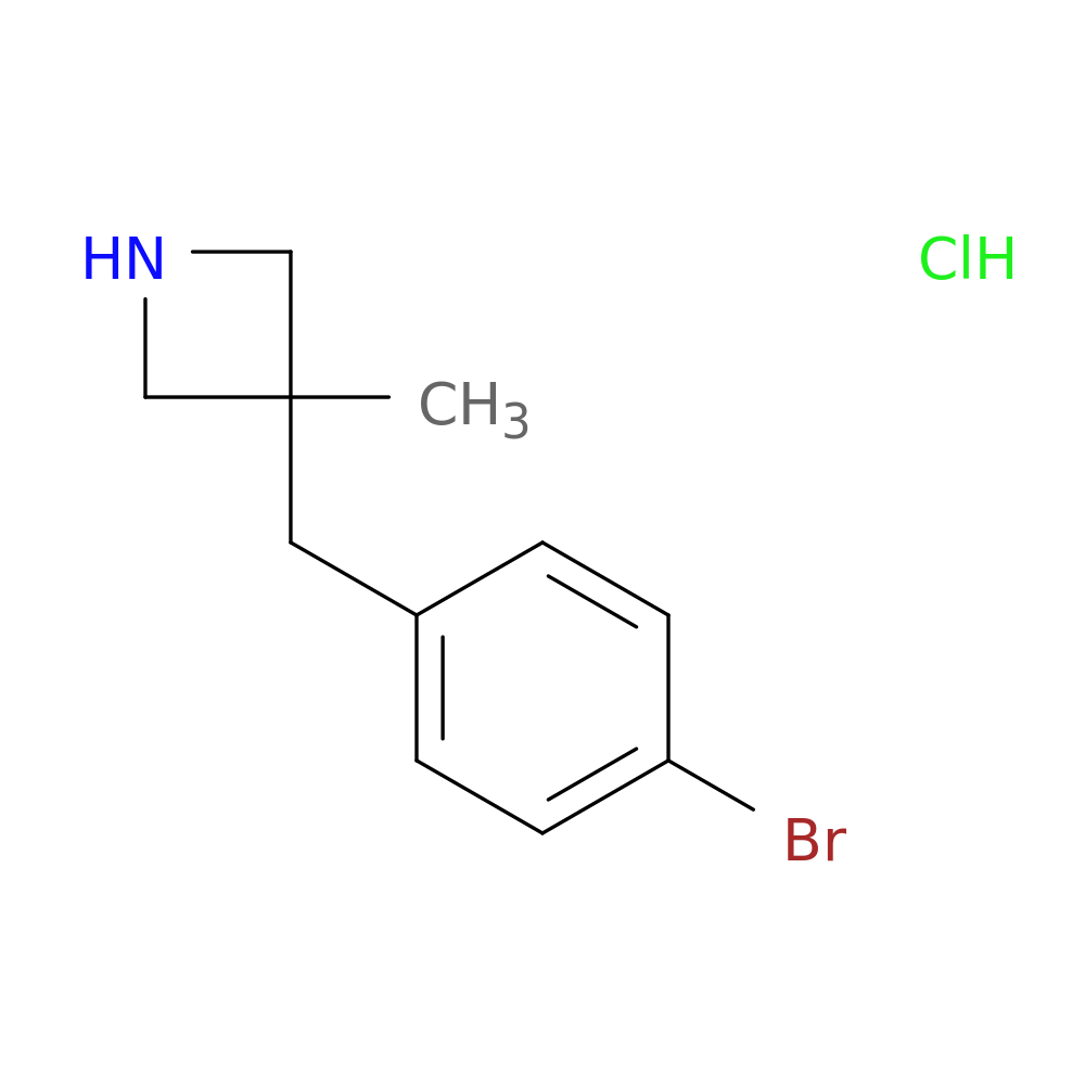 3-[(4-bromophenyl)methyl]-3-methylazetidine hydrochloride