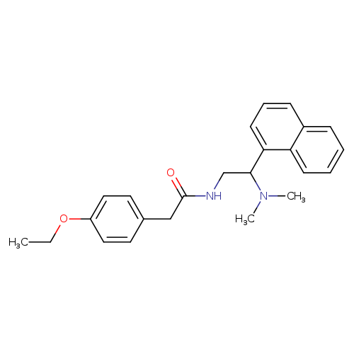 N-[2-(dimethylamino)-2-(naphthalen-1-yl)ethyl]-2-(4-ethoxyphenyl)acetamide