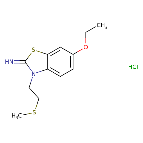 6-ethoxy-3-[2-(methylsulfanyl)ethyl]-2,3-dihydro-1,3-benzothiazol-2-imine hydrochloride