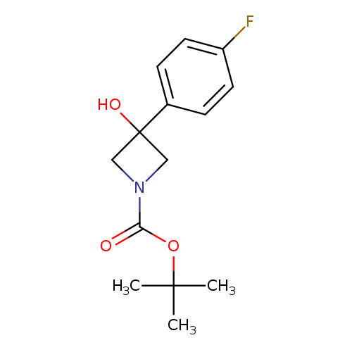 tert-butyl 3-(4-fluorophenyl)-3-hydroxyazetidine-1-carboxylate