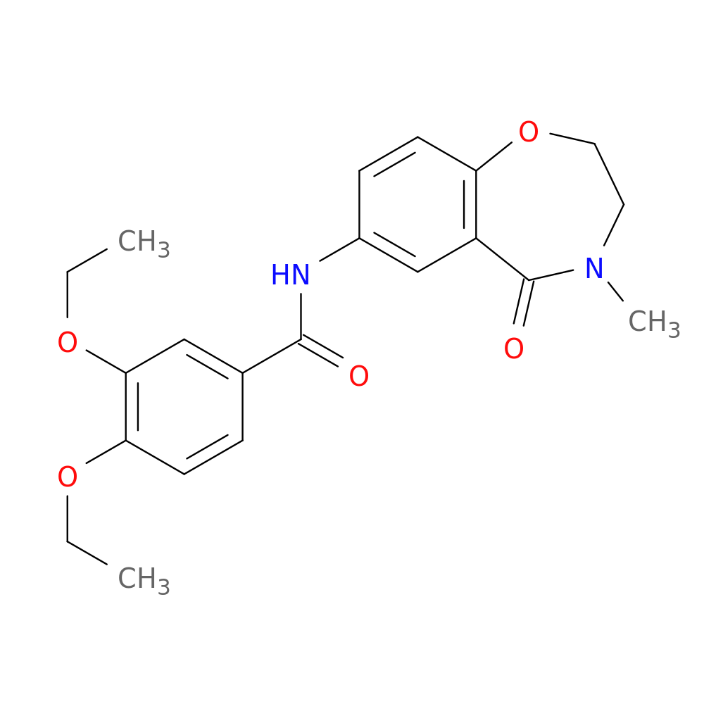 3,4-diethoxy-N-(4-methyl-5-oxo-2,3,4,5-tetrahydro-1,4-benzoxazepin-7-yl)benzamide