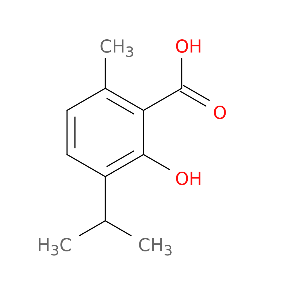 2-HYDROXY-3-ISOPROPYL-6-METHYLBENZOIC ACID