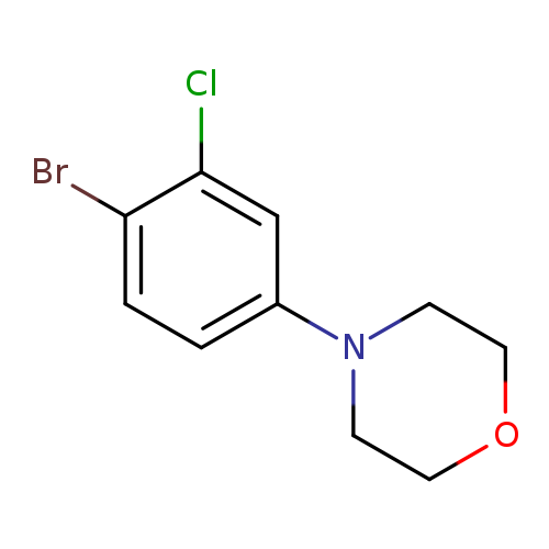 4-Bromo-3-chloro-1-morpholinobenzene