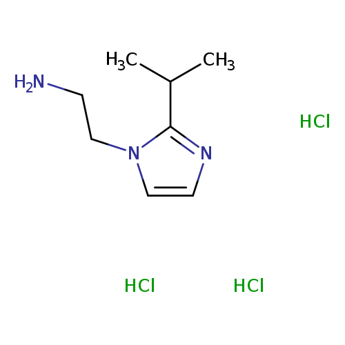 2-[2-(propan-2-yl)-1H-imidazol-1-yl]ethan-1-amine trihydrochloride